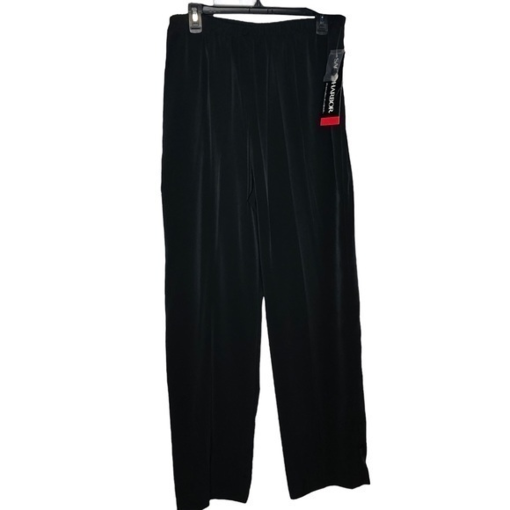 SAG harbor Y2K stretch black womens slacks 14 NWT